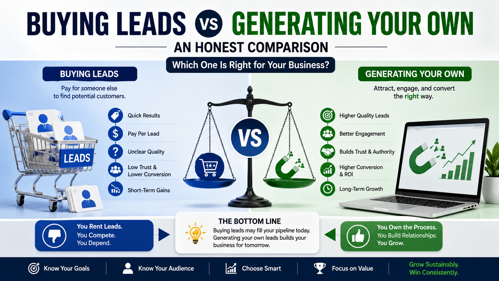 buying leads vs generating your own
