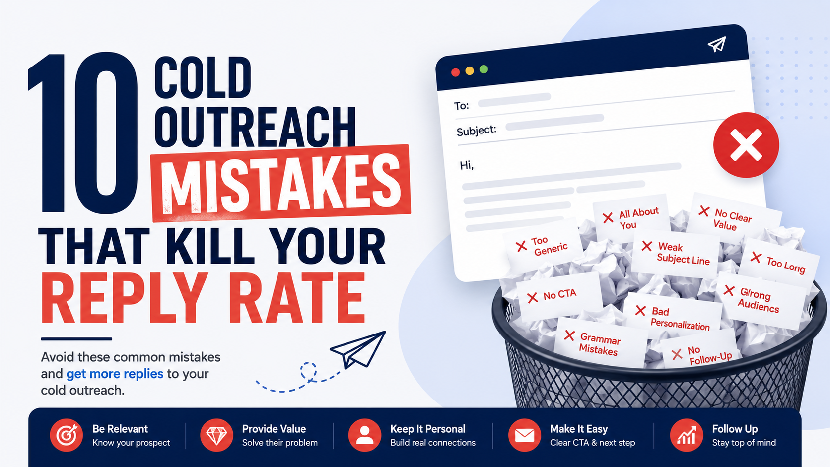 cold outreach mistakes