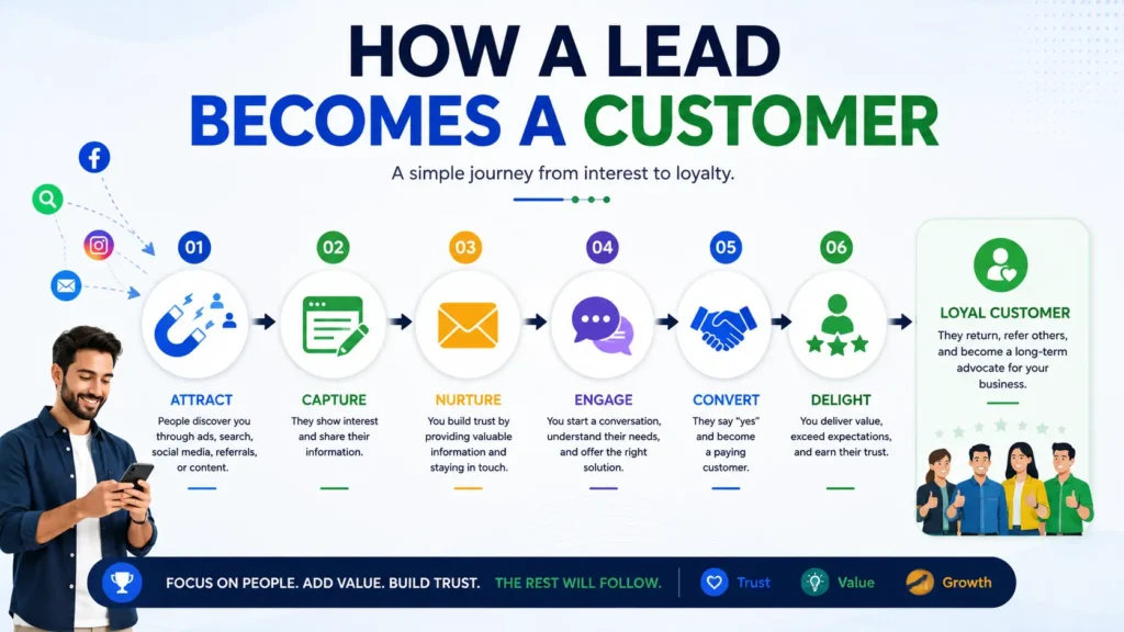 how a lead becomes a customer