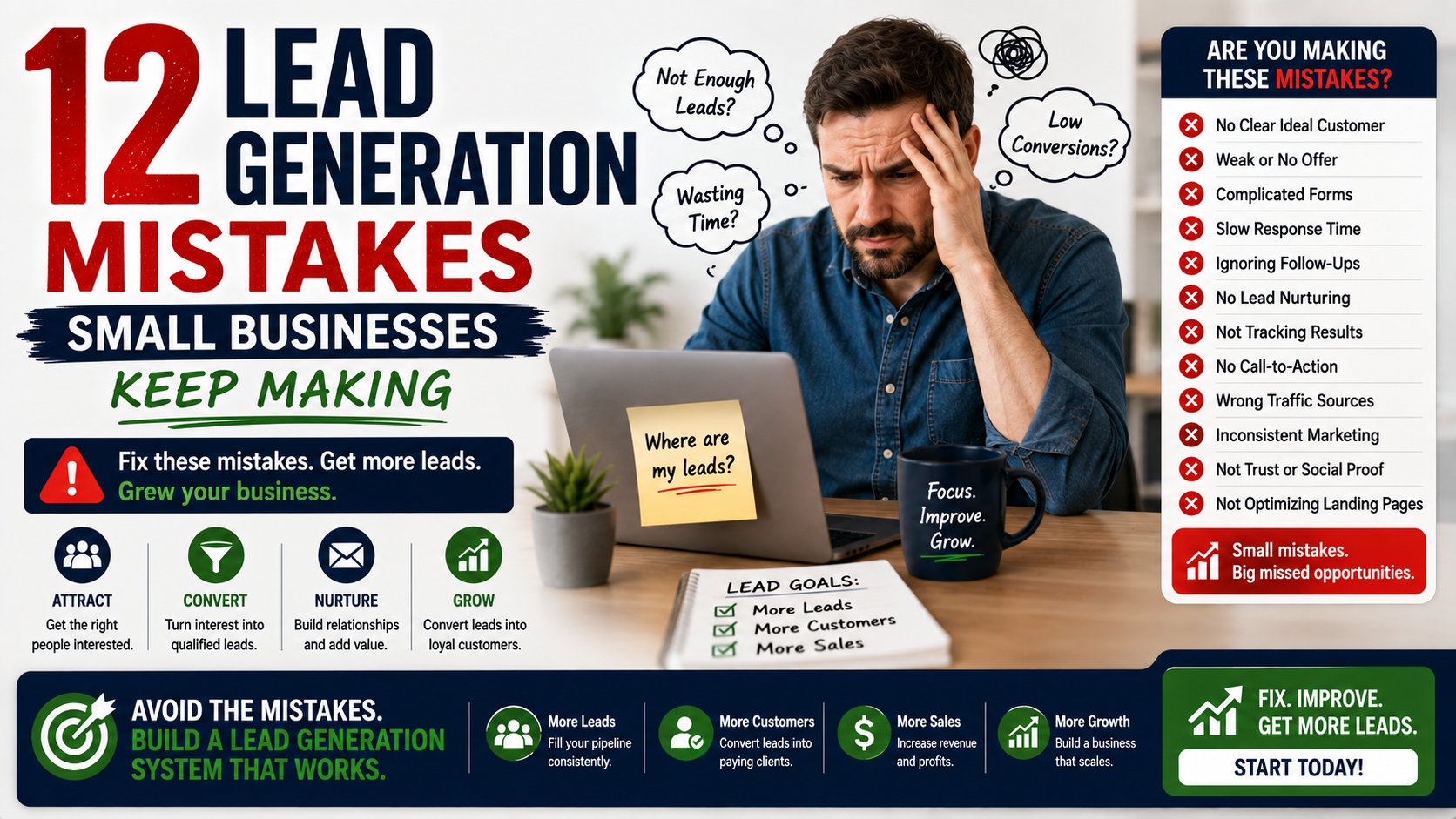 lead generation mistakes