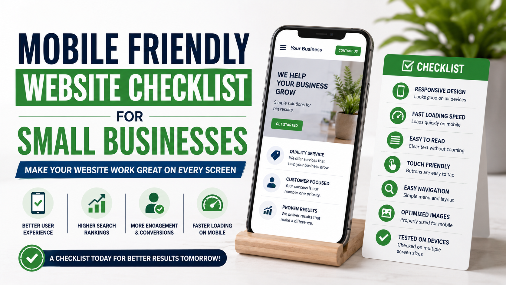 mobile friendly website checklist