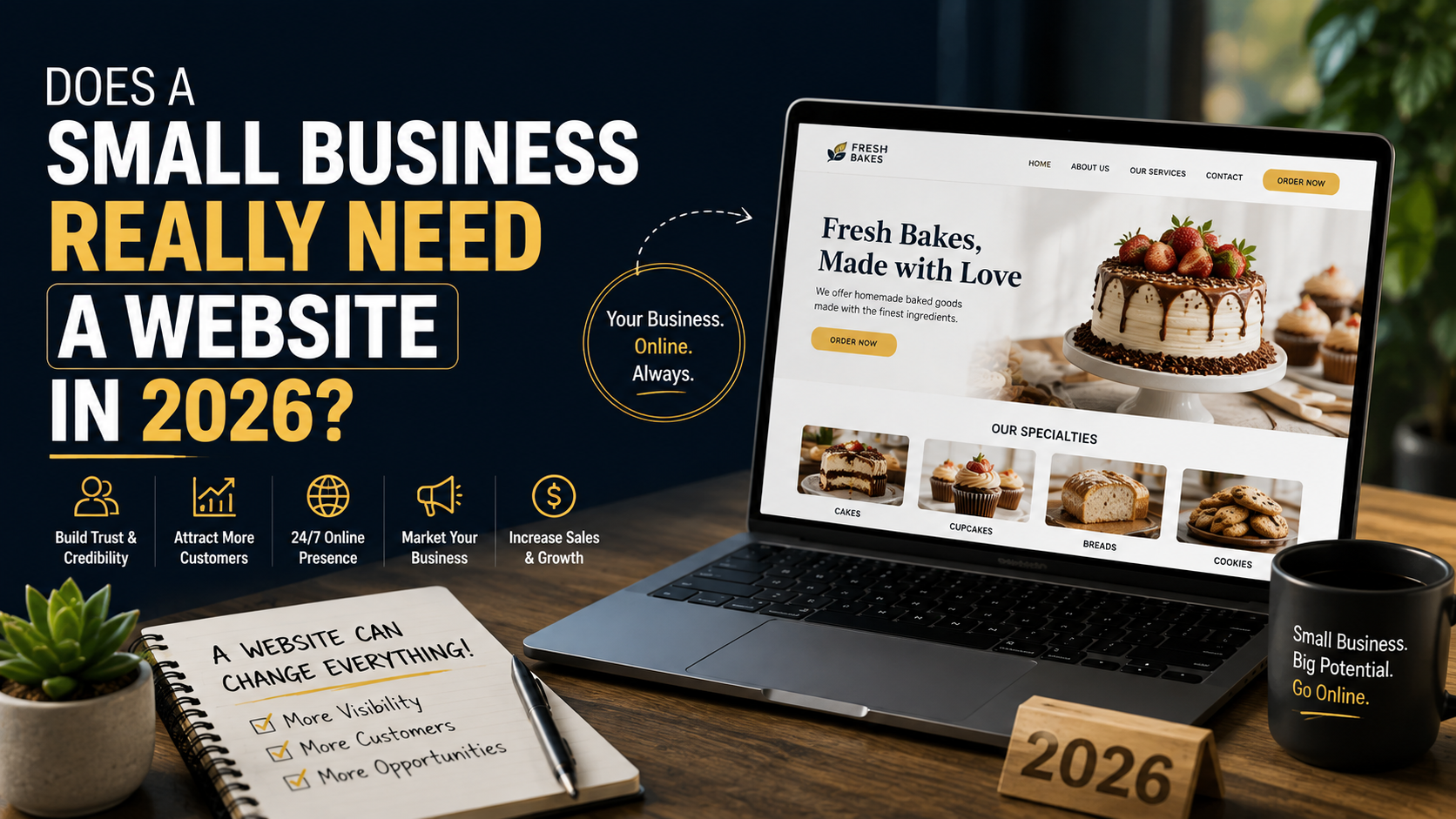 small business website